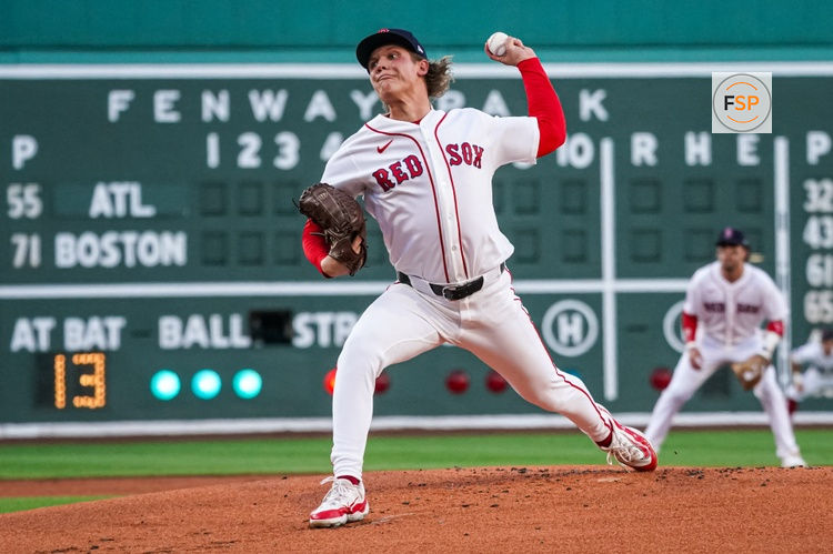 May 27, 2026; Boston, Massachusetts, USA; Boston Red Sox pitcher Connelly Early (71) throws a pitch against the Atlanta Braves in the first inning at Fenway Park. Credit: David Butler II-Imagn Images