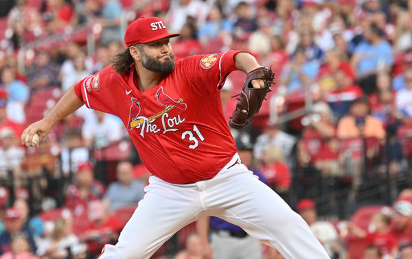 ST. LOUIS, MO - JUNE 07: St. Louis Cardinals starting pitcher Lance Lynn (31) pitches in the first inning during the Colorado Rockies at St. Louis Cardinals MLB game on June 07, 2024, at Busch Stadium, St. Louis, MO.  (Photo by Keith Gillett/Icon Sportswire)