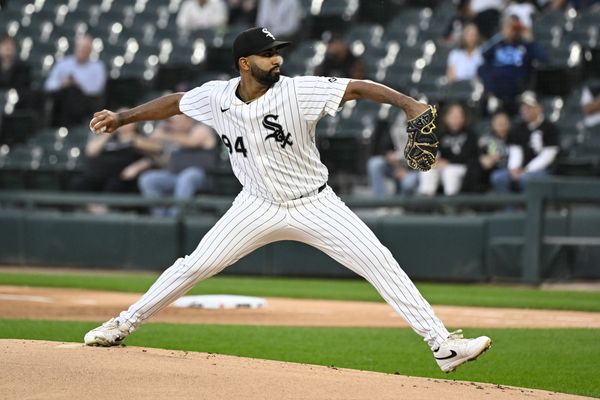 Sep 9, 2025; Chicago, Illinois, USA;  Chicago White Sox pitcher Yoendrys Gomez (94) delivers during the first inning against the Tampa Bay Rays at Rate Field. Mandatory Credit: Matt Marton-Imagn Images