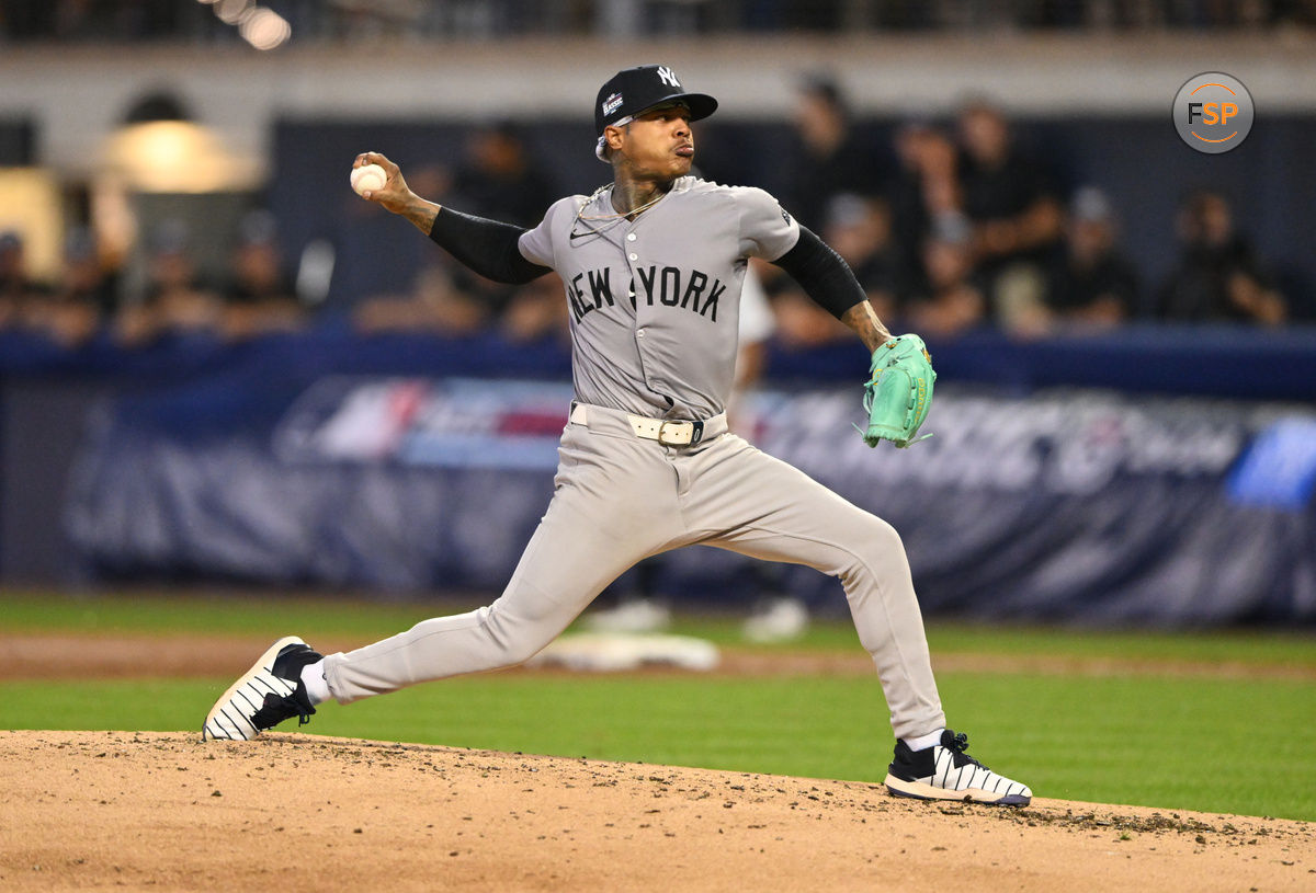 Aug 18, 2024; Williamsport, Pennsylvania, USA; New York Yankees starting pitcher Marcus Stroman (0) throws a pitch against the Detroit Tigers in the fifth inning at BB&T Ballpark at Historic Bowman Field. Credit: Kyle Ross-USA TODAY Sports