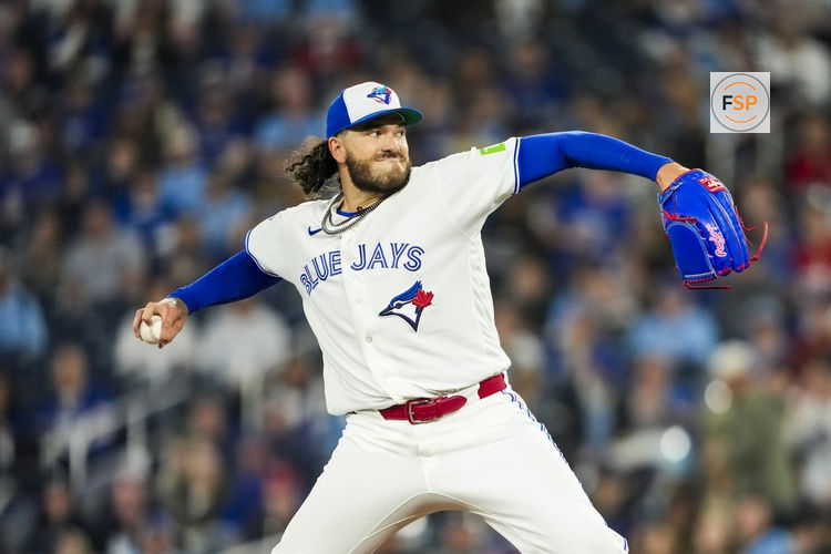 Mar 30, 2026; Toronto, Ontario, CAN;  Toronto Blue Jays Cody Ponce (66) pitches to the Colorado Rockies during the first inning at Rogers Centre. Credit: Kevin Sousa-Imagn Images
