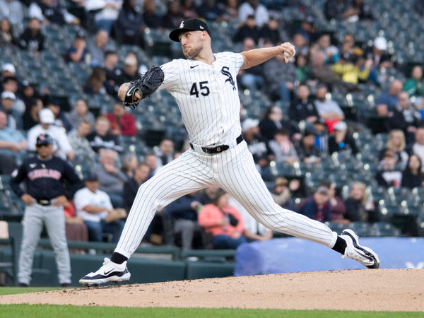 CHICAGO, IL - MAY 10: Chicago White Sox pitcher Garrett Crochet (45) throws a pitch during the regular season MLB game between the Cleveland Guardians and the Chicago White Sox on May 10, 2024, at Guaranteed Rate Field  in Chicago, Illinois. (Photo by Joseph Weiser/Icon Sportswire)