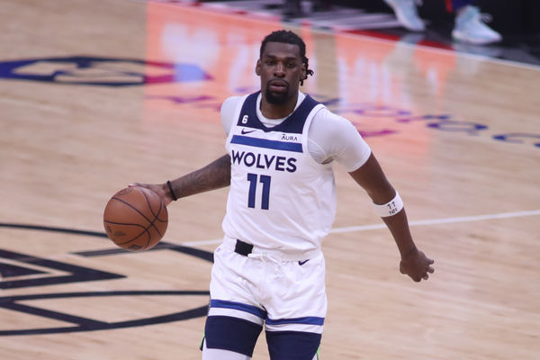 LOS ANGELES, CA - FEBURARY 28: Minnesota Timberwolves center Naz Reid (11) during the Minnesota Timberwolves against the  Los Angels Clippers game on February 28, 2023, at Crypto.com Arena in Los Angeles, CA. (Photo by Jevone Moore/Icon Sportswire)