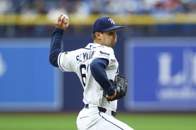 Jul 12, 2026; St. Petersburg, Florida, USA; Tampa Bay Rays starting pitcher Ian Seymour (61) throws a pitch against the Seattle Mariners in the first inning at Tropicana Field. Mandatory Credit: Nathan Ray Seebeck-Imagn Images
