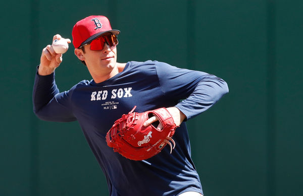 Apr 20, 2024; Pittsburgh, Pennsylvania, USA;  Boston Red Sox first baseman Triston Casas (36) warms up before the game against the Pittsburgh Pirates at PNC Park. Mandatory Credit: Charles LeClaire-USA TODAY Sports