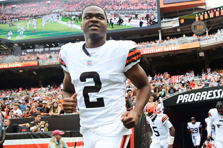 Aug 10, 2024; Cleveland, Ohio, USA; Cleveland Browns wide receiver Amari Cooper (2) before the game against the Green Bay Packers at Cleveland Browns Stadium. Credit: Ken Blaze-USA TODAY Sports