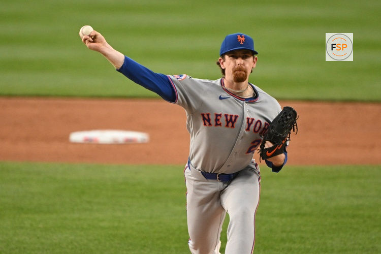 May 19, 2026; Washington, District of Columbia, USA;  New York Mets starting pitcher Nolan McLean (26) throws a pitch against the Washington Nationals during the first inning at Nationals Park. Credit: Rafael Suanes-Imagn Images