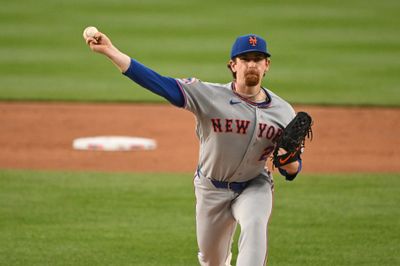 May 19, 2026; Washington, District of Columbia, USA;  New York Mets starting pitcher Nolan McLean (26) throws a pitch against the Washington Nationals during the first inning at Nationals Park. Mandatory Credit: Rafael Suanes-Imagn Images