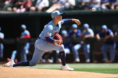 Sep 8, 2024; Arlington, Texas, USA; Texas Rangers pitcher Andrew Heaney (44) throws a pitch in the first inning against the Los Angeles Angels at Globe Life Field. Mandatory Credit: Tim Heitman-Imagn Images